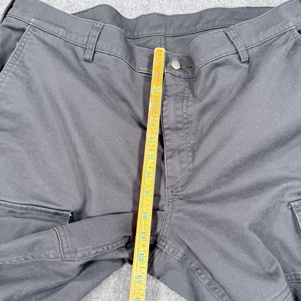 40 Grit by Duluth Trading Mens Slim Fit Cargo Pants Black 44x30 Utility Workwear - Picture 6 of 9